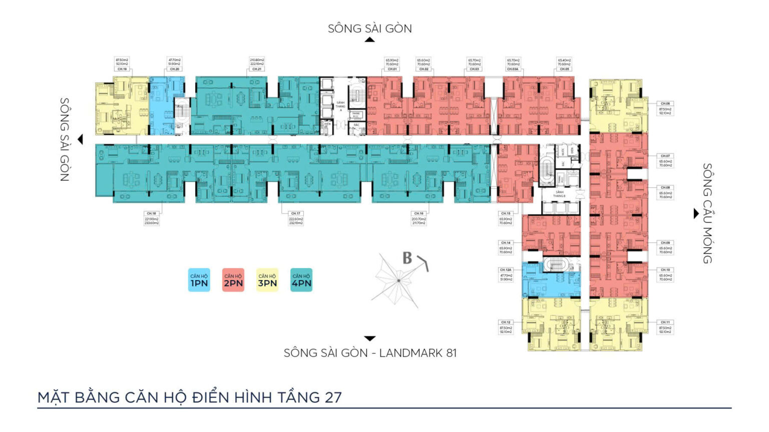 mat bang căn ho symlife tang 27