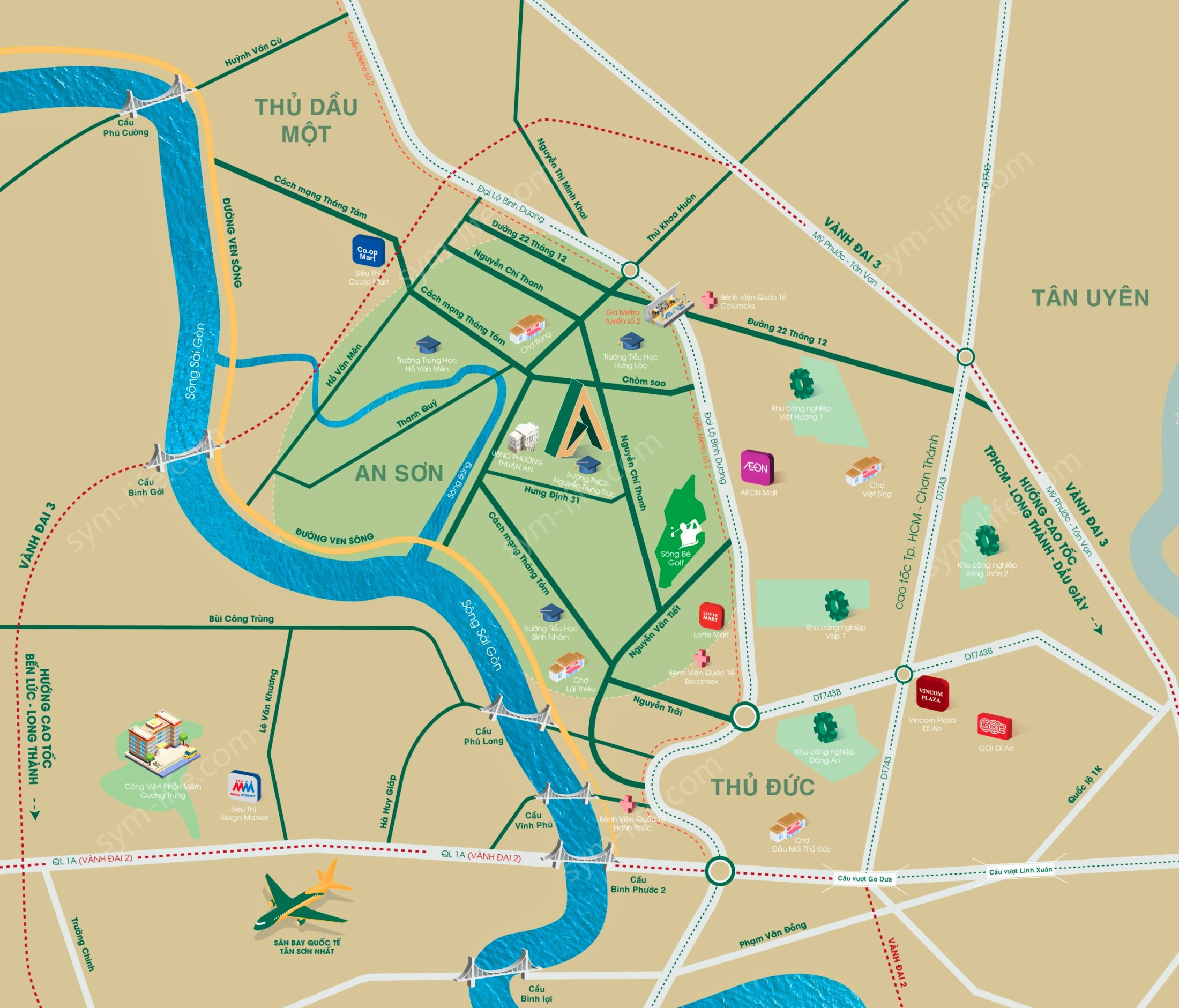 Vị Trí The Emerald Garden View