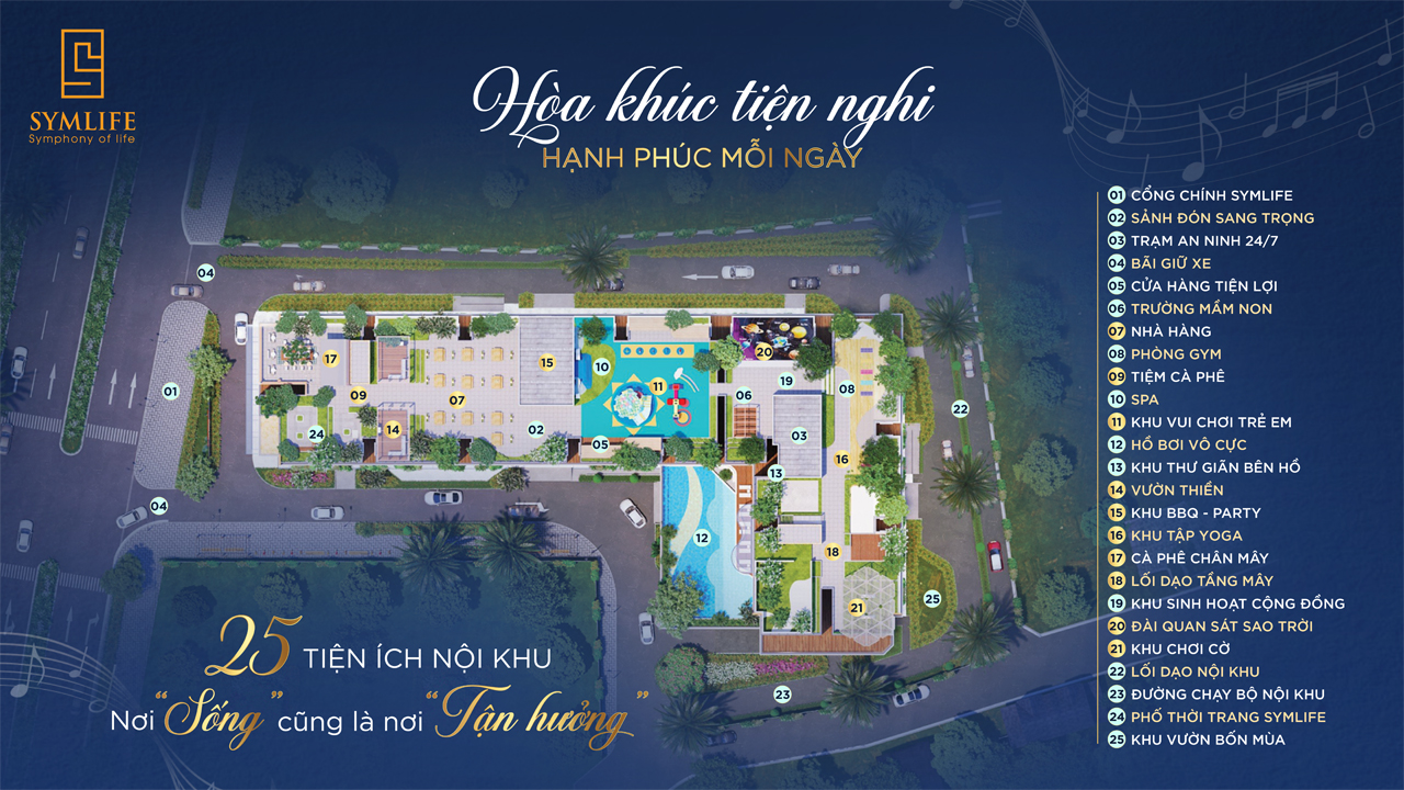 tiện ích Symlife nội khu
