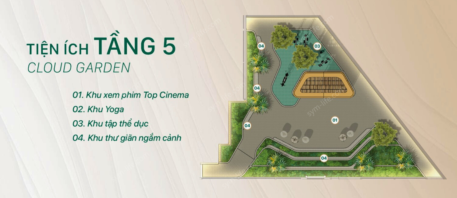 Tiện ích The Emerald Garden View_tầng 5